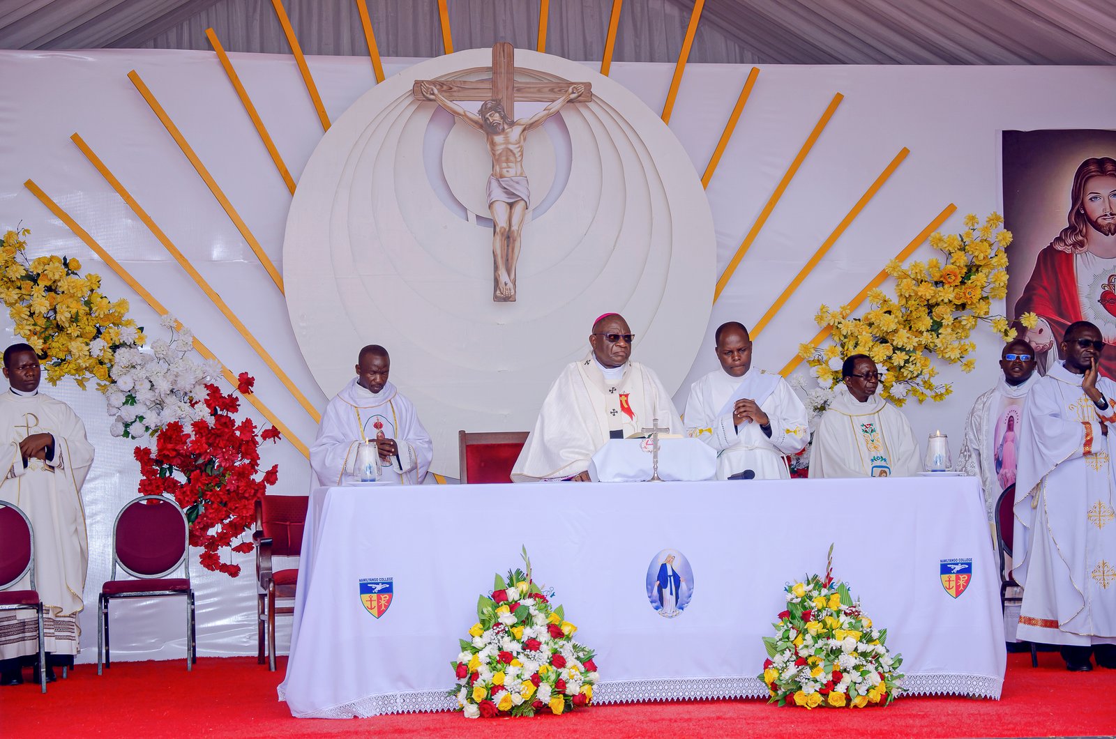 The altar at Namilyango Chapel